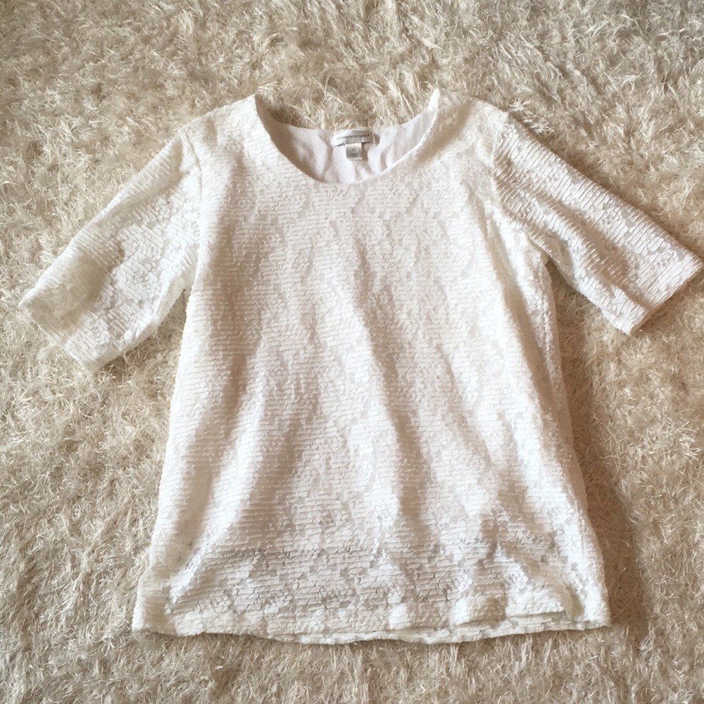 White, layered shirt